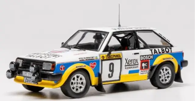 [予約] イクソ 1/43 タルボ サンビーム ロータス 1981 1000湖ラリー No.9 S ブロンクヴィスト / B セダーバーグ　RAC471SB08S