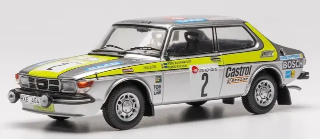 [予約] イクソ 1/43 サーブ 99 EMS 1976 ブークル ド スパ No.2 S ブロンクヴィスト / H シルヴァン　RAC472SB09S