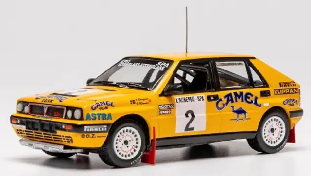 [予約] イクソ 1/43 ランチア デルタ インテグラーレ16V 1989 ブークル ド スパ No.2 S ブロムクヴィスト / B メランダー　RAC473SB10S