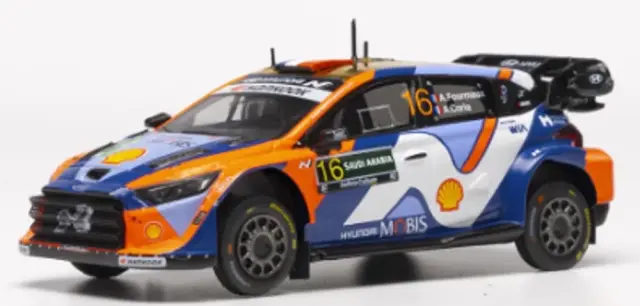 [予約] イクソ 1/43 ヒュンデ i20 Rally1 2025 ラリー サウジアラビア 2位 No.16 A.フルモー / A.コリア　RAM1012B