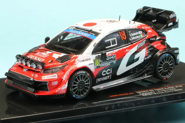 イクソ 1/43 トヨタ GR ヤリス ラリー1 2026 ラリー モンテカルロ No.18 勝田 貴元 / アーロン ジョンストン　RAM1025D