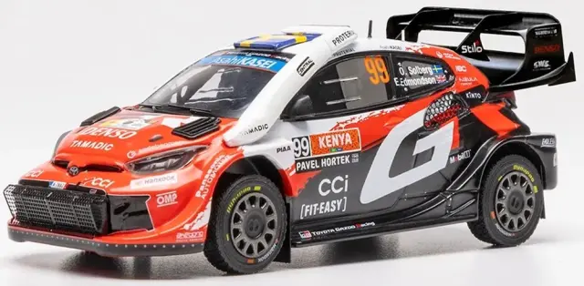 [予約] イクソ 1/43 トヨタ GR ヤリス Rally1 2026 ラリーケニア No.99 O. ソルベルグ / E. エドモンドソン　RAM1039B
