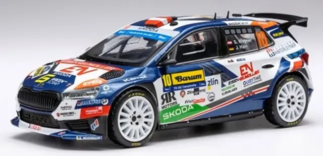 [予約] イクソ 1/43 シュコダ フェビア RS RALLY2 2024 バルムラリー 2nd No.10 S.Wagner　RAM951