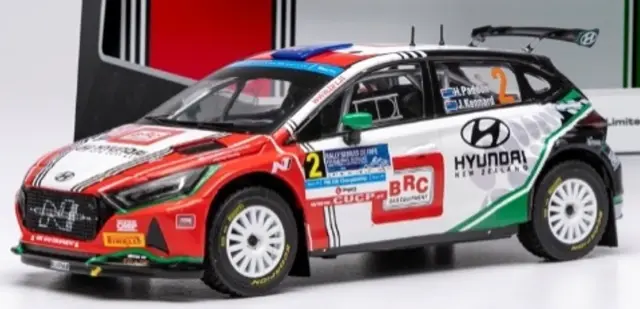 [予約] イクソ 1/43 ヒョンデ i20 Rally ラリー2 2023 ラリー・セラス・デ・ファフェ ウィナー No.2 ヘイデン・パッドン/ジョン・ケナード（ヨーロッパチャンピオン）　RAM952A