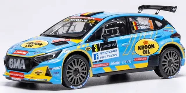 [予約] イクソ 1/43 ヒョンデ i20 ラリー2 スパ ラリー 2024 No.3　RAM964
