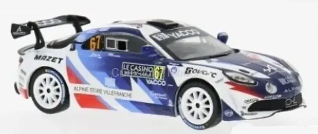 [予約] イクソ 1/43 アルピーヌ A110 RGT 2025年 ラリーモンテカルロ No.67 R アスティエ / D ジローデ　RAM980