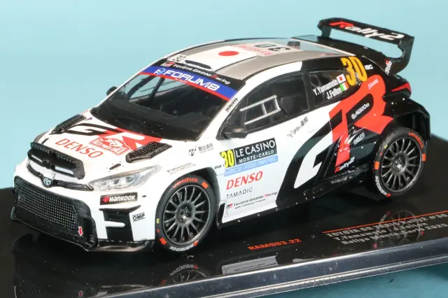イクソ 1/43 トヨタ GR ヤリス ラリー2 モンテカルロ 2025 No.30 山本雄紀　RAM983