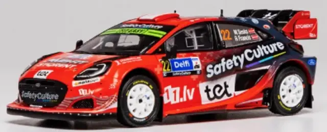 [予約] イクソ 1/43 フォード プーマ ラリー1 2025 ラリーエストニア No.22 M.セスクス/R.フランシス RAM990B