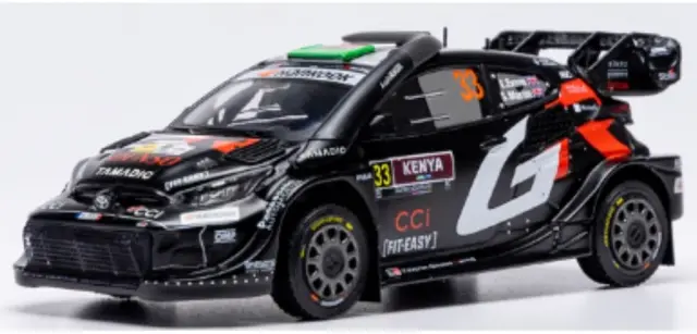 [予約] イクソ 1/43 トヨタ GR ヤリス ラリー1 2025 ラリーケニア ウィナー No.33 E.エバンス/S.マーティン　RAM994