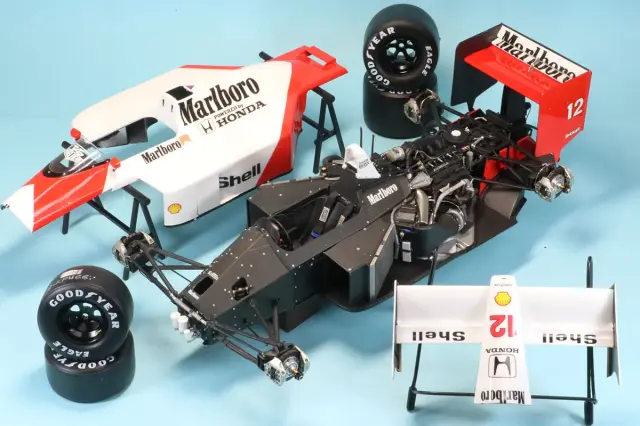 個人製作完成品 委託販売品 1/12 マクラーレン MP4/4 日本GP 1988 A.セナ ワールドチャンピオン　 RFK429OP_TO