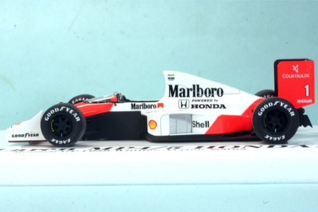 Rftmk112 M ロムファクトリー 1 43 マクラーレン Mp4 5 ホンダ モナコgp 19 Winner アイルトン セナ ミニカーショップ ロム