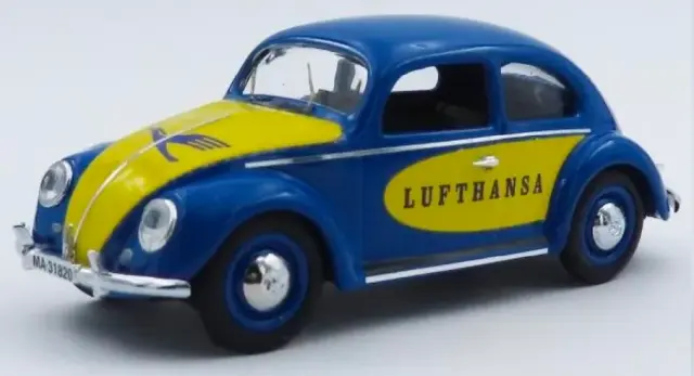 [予約] リオ 1/43 フォルクスワーゲン ビートル 1957 ブルー ルフトハンザ　RIO4748