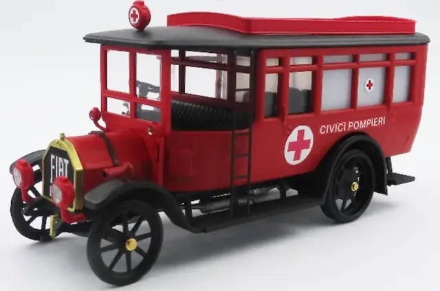 [予約] リオ 1/43 フィアット 15 TER 救急車 1920　RIO4772