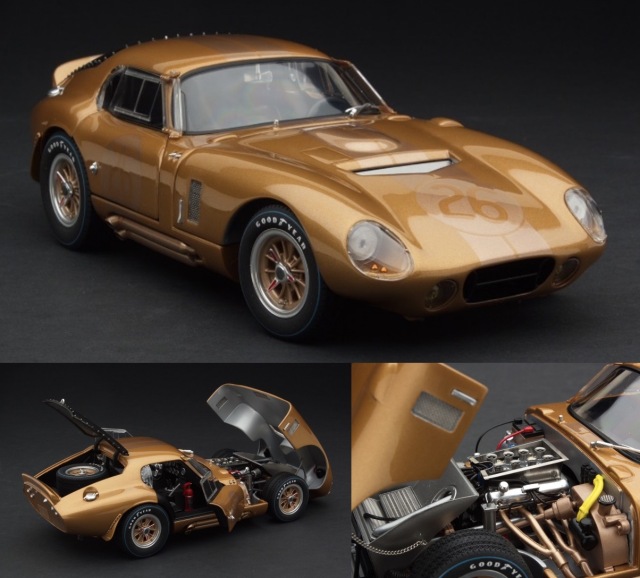 [予約] エグゾト 1/18 シェルビー コブラ デイトナ 1965 Lifetime Achievement 50周年 記念ゴールド　RLG18006B