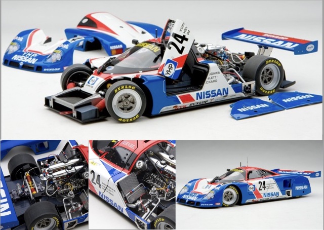 241210n　エグゾト 1/18 ニッサン R89C ルマン 1989 No.24　RLG88110a