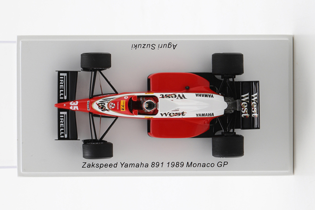 [予約] ロム特注スパーク 1/43 ザクスピード 891 ヤマハ モナコGP 1989 鈴木亜久里　ROMU044