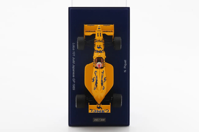絶版 1/43 スパーク　ロータス　ジャッド　 日本GP4位　1989 N.ピケ 予約] 40周年記念商品 ロム特注スパーク 1/43 ロータス 101
