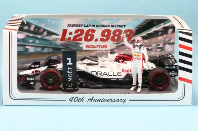ロム特注スパーク 1/43 レッドブル RB21 日本GP 2025 Q3 コースレコード 01:26.983 M.フェルスタッペン ポールポジション　ROMU074