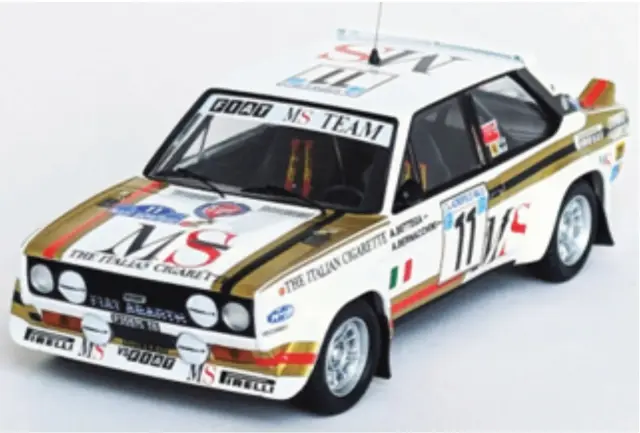 トロフュー 1/43 フィアット131 アバルス Boucles Spa1981 トロフュー 1/43 フィアット131 アバルス Boucles Spa1981