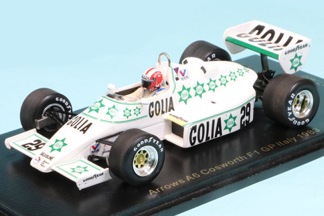 レースランド特注スパーク 1/43 アロウズ A6 イタリアGP 1983 M.ズラー　RS1710