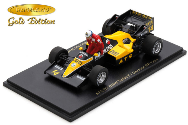 [予約] レースランド特注スパーク 1/43 ATS D7 BMW ターボ F1 ドイツGP 1984 M.ヴィンケルホック　RS1731