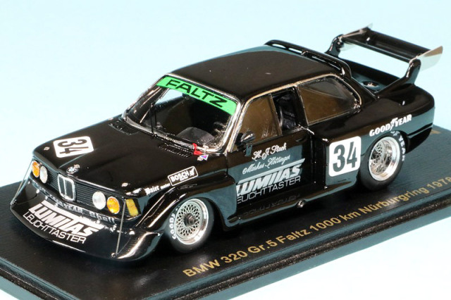 レースランド特注スパーク 1/43 BMW 320 Gr.5 WSC ニュルブルクリンク 1000km 1978 No.34　RS1734