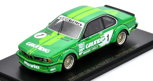 [予約] スパーク 1/43 BMW 635 CSi Gr. 2 レーシング・コーポレーション・ウィーングルンディッヒ ツーリングカーGP TW-EM ニュルブルクリンク 1980 ヴェルギンツ/ネガー/グラノ　RS1762