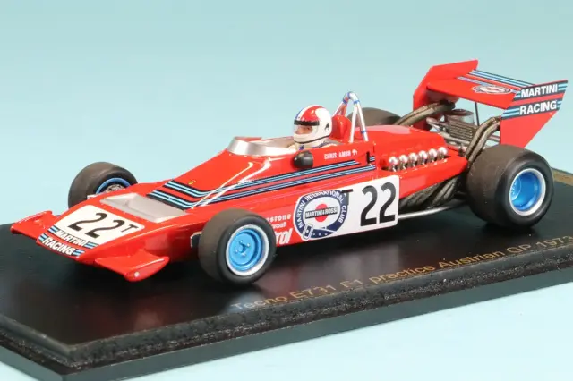 レースランド特注スパーク 1/43 テクノ E731 オーストリアGP  1973 プラックティス C.エイモン　RS1785
