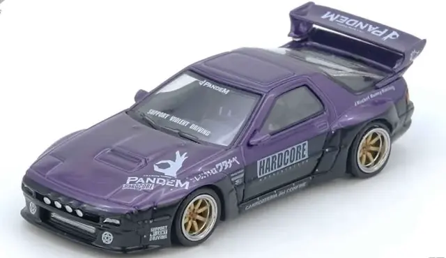 [予約] イノモデル 1/64 マツダ RX7 (FC3S) パンデム ロケットバニー パープル　RX7FCP-PB