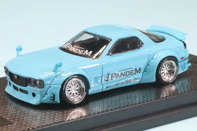 イノモデル 1/64 マツダ RX-7 (FD3S) 「PANDEM ROCKET BUNNY」 ティファニーブルー　RX7FDP-TIFBLU