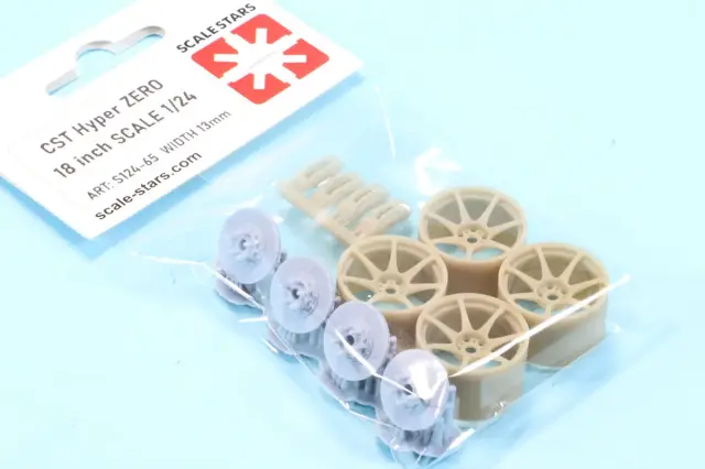 スケールスターズ 1/24 18インチ CST ハイパーセロ ホイール ブレーキ パーツセット　S124-65