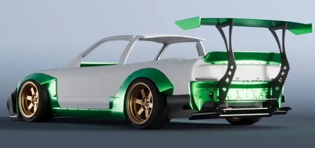 スケールスターズ 180SX パンデム ボディキット スケールスターズ 1/24 トランスキット パンデム ニッサン 180SX