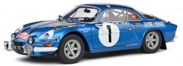[予約] ソリド 1/18 アルピーヌ A110 1600S モンテカルロ ラリー 1972 No.1　S1804210