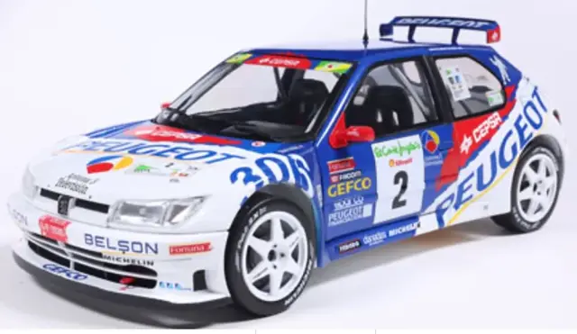 [予約] ソリド 1/18 プジョー 306 マキシ コルテ・イングレス ラリー 1998 No.2　S1808310