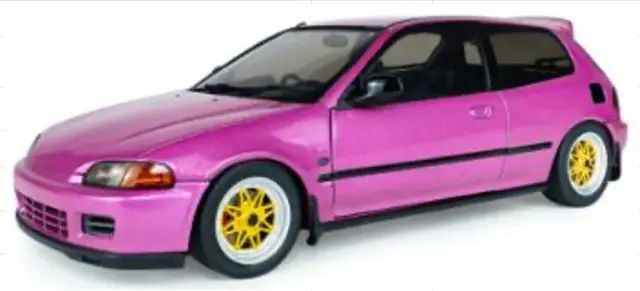 [予約] ソリド 1/18 ホンダ シビック(EG6) SOLIDO WORKS 1991 ピンク　S1810409