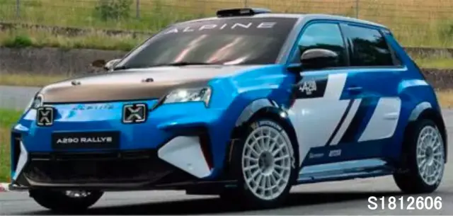 [予約]ソリド 1/18 アルピーヌ A290 ラリー ラウンチ リバリー 2025 (ブルー)　S1812606