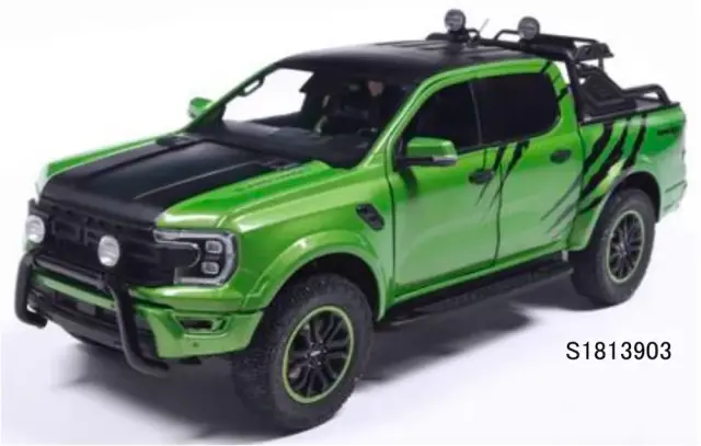 [予約]ソリド 1/18 フォード レンジャー ラプター 2024 (グリーン)　S1813903