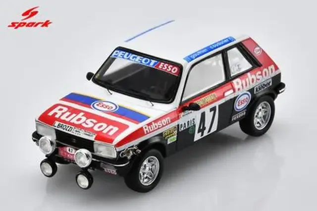 [予約] スパーク 1/43 プジョー 104 ZS No.47 18位 モンテカルロ・ラリー 1981 P.トゥジャン - A.プーヴェルニュ　S2614