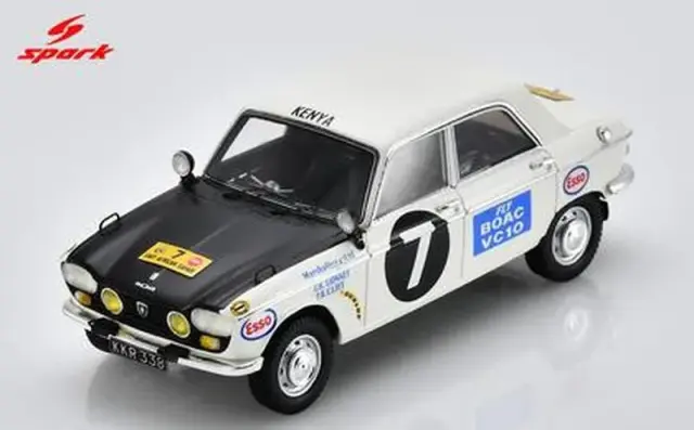 [予約] スパーク 1/43 プジョー 204 No.7 東アフリカン・サファリ・ラリー クラス優勝 1967 H.リオネ - P.クリフ　S2617