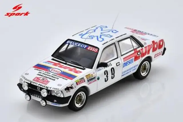 [予約] スパーク 1/43 プジョー 505 ターボ ディーゼル No.39 モンテカルロ・ラリー 1981 C.ローラン - J.マルシュ　S2618