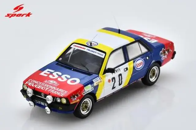 [予約] スパーク 1/43 プジョー 505 STI No.20 モンテカルロ・ラリー 1982 C.ローラン - D.ローラン　S2619