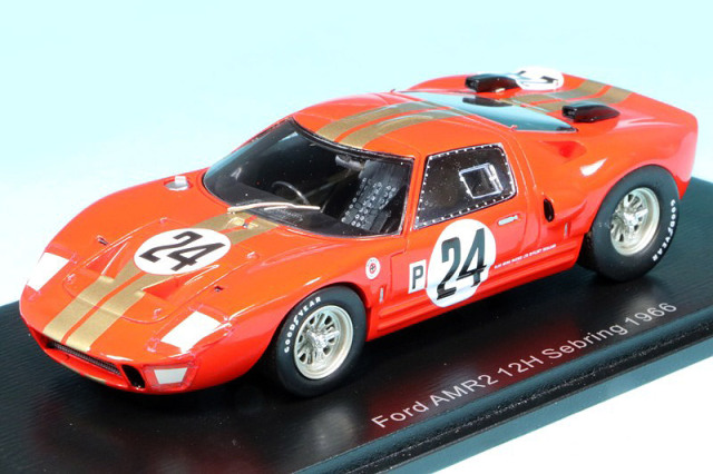 スパーク 1/43 フォード GT40 AMR2 セブリング 1966 No.24　S2772