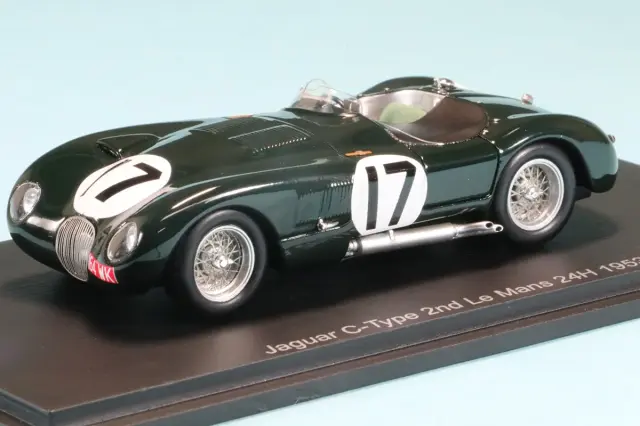 スパーク 1/43 ジャガー XK120C No.17 1953 ルマン 2位 P.ウォーカー/S.モス S2944