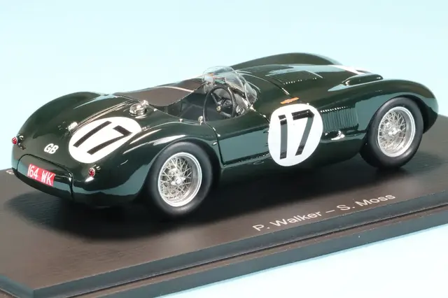 スパーク 1/43 ジャガー XK120C No.17 1953 ルマン 2位 P.ウォーカー