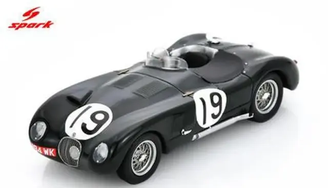 [予約] スパーク 1/43 ジャガー Cタイプ No.19 4位 24H ルマン 1953 P. ホワイトヘッド - I. スチュワート　S2945