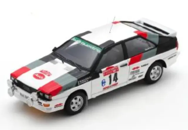 [予約] スパーク 1/43 アウディ クワトロ No.14 ウィナー ラリー サンレモ 1981 M. ムートン - F. ポンス　S3220