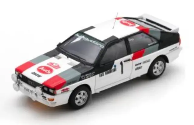 [予約] スパーク 1/43 アウディ クワトロ No.1 2位 ラリー・モンテカルロ 1982 H. ミコラ - A. ヘルツ　S3223