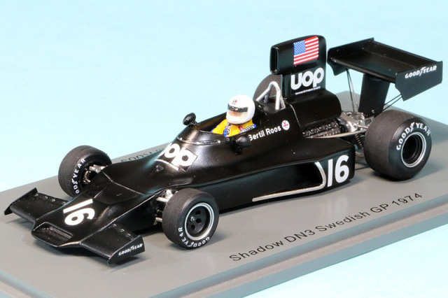 スパーク 1/43 シャドウ DN3 スウェーデンGP 1974 B.ルース　S3843