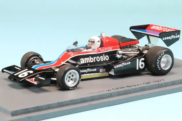 スパーク 1/43 シャドウ DN8 No.16 ブラジルGP 1977 トム・プライス　S3913