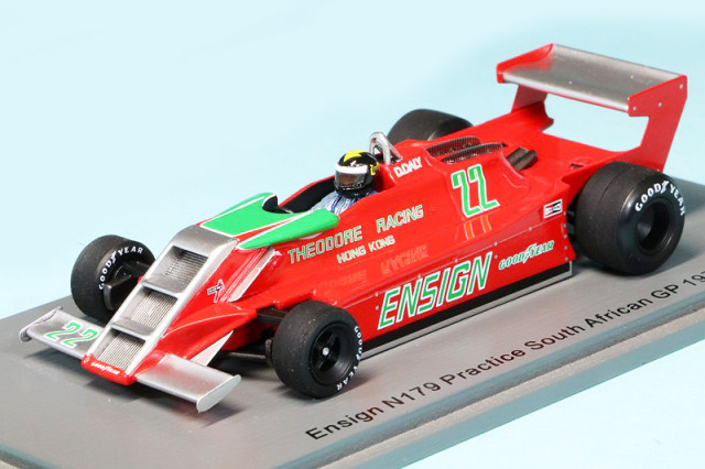 スパーク 1/43 エンサイン N179 南アフリカGP 1979 プラクティス D.デイリー　S3957
